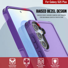 Load image into Gallery viewer, PunkCase Galaxy S25+ Plus Case, [Spartan 2.0 Series] Clear Rugged Heavy Duty Cover [Purple]
