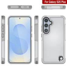 Load image into Gallery viewer, PunkCase Galaxy S25+ Plus Case, [Spartan 2.0 Series] Clear Rugged Heavy Duty Cover [White]
