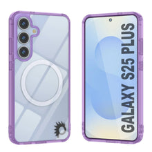 Load image into Gallery viewer, Galaxy S25 Plus Magnetic Wireless Charging Case [Clear Acrylic Series] [Non-Slip] For Galaxy S25 Plus [Purple]
