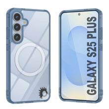 Load image into Gallery viewer, Galaxy S25 Plus Magnetic Wireless Charging Case [Clear Acrylic Series] [Non-Slip] For Galaxy S25 Plus [Navy]
