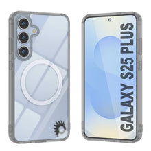 Load image into Gallery viewer, Galaxy S25 Plus Magnetic Wireless Charging Case [Clear Acrylic Series] [Non-Slip] For Galaxy S25 Plus [Silver]
