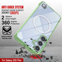 Load image into Gallery viewer, Galaxy S25 Plus Magnetic Wireless Charging Case [Clear Acrylic Series] [Non-Slip] For Galaxy S25 Plus [Green]
