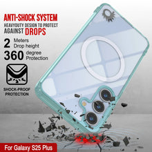 Load image into Gallery viewer, Galaxy S25 Plus Magnetic Wireless Charging Case [Clear Acrylic Series] [Non-Slip] For Galaxy S25 Plus [Teal]
