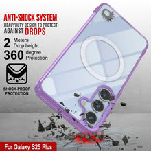 Load image into Gallery viewer, Galaxy S25 Plus Magnetic Wireless Charging Case [Clear Acrylic Series] [Non-Slip] For Galaxy S25 Plus [Purple]
