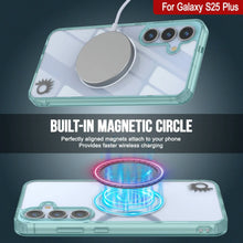 Load image into Gallery viewer, Galaxy S25 Plus Magnetic Wireless Charging Case [Clear Acrylic Series] [Non-Slip] For Galaxy S25 Plus [Teal]
