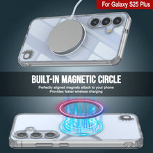 Load image into Gallery viewer, Galaxy S25 Plus Magnetic Wireless Charging Case [Clear Acrylic Series] [Non-Slip] For Galaxy S25 Plus [Clear]
