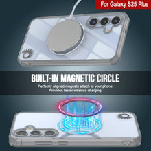 Load image into Gallery viewer, Galaxy S25 Plus Magnetic Wireless Charging Case [Clear Acrylic Series] [Non-Slip] For Galaxy S25 Plus [Silver]

