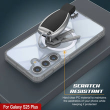 Load image into Gallery viewer, Galaxy S25 Plus Magnetic Wireless Charging Case [Clear Acrylic Series] [Non-Slip] For Galaxy S25 Plus [Silver]
