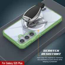 Load image into Gallery viewer, Galaxy S25 Plus Magnetic Wireless Charging Case [Clear Acrylic Series] [Non-Slip] For Galaxy S25 Plus [Green]
