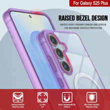 Load image into Gallery viewer, Galaxy S25 Plus Magnetic Wireless Charging Case [Clear Acrylic Series] [Non-Slip] For Galaxy S25 Plus [Purple]
