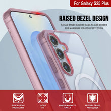 Load image into Gallery viewer, Galaxy S25 Plus Magnetic Wireless Charging Case [Clear Acrylic Series] [Non-Slip] For Galaxy S25 Plus [Rose]
