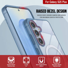 Load image into Gallery viewer, Galaxy S25 Plus Magnetic Wireless Charging Case [Clear Acrylic Series] [Non-Slip] For Galaxy S25 Plus [Navy]
