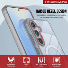 Load image into Gallery viewer, Galaxy S25 Plus Magnetic Wireless Charging Case [Clear Acrylic Series] [Non-Slip] For Galaxy S25 Plus [Silver]
