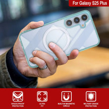 Load image into Gallery viewer, Galaxy S25 Plus Magnetic Wireless Charging Case [Clear Acrylic Series] [Non-Slip] For Galaxy S25 Plus [Teal]
