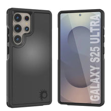 Load image into Gallery viewer, PunkCase Galaxy S25 Ultra Case, [Spartan 2.0 Series] Clear Rugged Heavy Duty Cover [Black]
