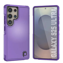 Load image into Gallery viewer, PunkCase Galaxy S25 Ultra Case, [Spartan 2.0 Series] Clear Rugged Heavy Duty Cover [Purple]
