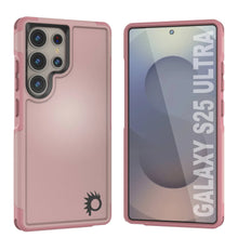Load image into Gallery viewer, PunkCase Galaxy S25 Ultra Case, [Spartan 2.0 Series] Clear Rugged Heavy Duty Cover [Pink]
