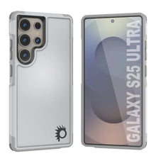 Load image into Gallery viewer, PunkCase Galaxy S25 Ultra Case, [Spartan 2.0 Series] Clear Rugged Heavy Duty Cover [White]
