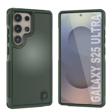 Load image into Gallery viewer, PunkCase Galaxy S25 Ultra Case, [Spartan 2.0 Series] Clear Rugged Heavy Duty Cover [Dark Green]
