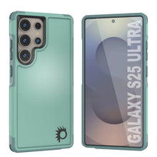 Load image into Gallery viewer, PunkCase Galaxy S25 Ultra Case, [Spartan 2.0 Series] Clear Rugged Heavy Duty Cover [Teal]
