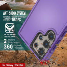 Load image into Gallery viewer, PunkCase Galaxy S25 Ultra Case, [Spartan 2.0 Series] Clear Rugged Heavy Duty Cover [Purple]
