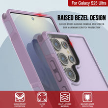 Load image into Gallery viewer, PunkCase Galaxy S25 Ultra Case, [Spartan 2.0 Series] Clear Rugged Heavy Duty Cover [Lilac]
