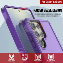 Load image into Gallery viewer, PunkCase Galaxy S25 Ultra Case, [Spartan 2.0 Series] Clear Rugged Heavy Duty Cover [Purple]
