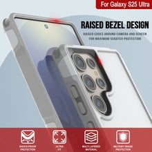 Load image into Gallery viewer, PunkCase Galaxy S25 Ultra Case, [Spartan 2.0 Series] Clear Rugged Heavy Duty Cover [White]
