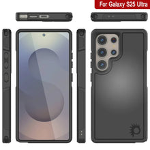 Load image into Gallery viewer, PunkCase Galaxy S25 Ultra Case, [Spartan 2.0 Series] Clear Rugged Heavy Duty Cover [Black]
