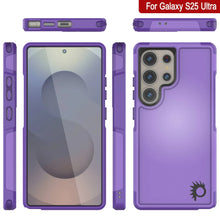Load image into Gallery viewer, PunkCase Galaxy S25 Ultra Case, [Spartan 2.0 Series] Clear Rugged Heavy Duty Cover [Purple]
