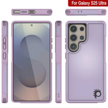 Load image into Gallery viewer, PunkCase Galaxy S25 Ultra Case, [Spartan 2.0 Series] Clear Rugged Heavy Duty Cover [Lilac]
