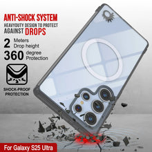Load image into Gallery viewer, Galaxy S25 Ultra Magnetic Wireless Charging Case [Clear Acrylic Series] [Non-Slip] For Galaxy S25 Ultra [Black]
