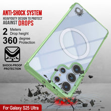 Load image into Gallery viewer, Galaxy S25 Ultra Magnetic Wireless Charging Case [Clear Acrylic Series] [Non-Slip] For Galaxy S25 Ultra [Green]
