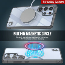 Load image into Gallery viewer, Galaxy S25 Ultra Magnetic Wireless Charging Case [Clear Acrylic Series] [Non-Slip] For Galaxy S25 Ultra [Black]
