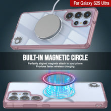 Load image into Gallery viewer, Galaxy S25 Ultra Magnetic Wireless Charging Case [Clear Acrylic Series] [Non-Slip] For Galaxy S25 Ultra [Rose]
