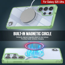 Load image into Gallery viewer, Galaxy S25 Ultra Magnetic Wireless Charging Case [Clear Acrylic Series] [Non-Slip] For Galaxy S25 Ultra [Green]
