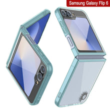 Load image into Gallery viewer, Galaxy Z Flip6 Case [Clear Acrylic Series] [Non-Slip] For Galaxy Z Flip6 [Teal]

