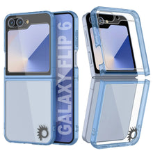 Load image into Gallery viewer, Galaxy Z Flip6 Case [Clear Acrylic Series] [Non-Slip] For Galaxy Z Flip6 [Blue]
