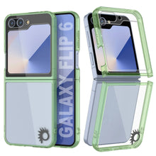 Load image into Gallery viewer, Galaxy Z Flip6 Case [Clear Acrylic Series] [Non-Slip] For Galaxy Z Flip6 [Green]
