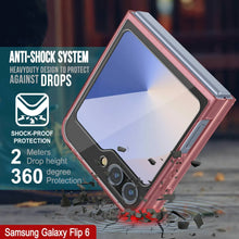 Load image into Gallery viewer, Galaxy Z Flip6 Case [Clear Acrylic Series] [Non-Slip] For Galaxy Z Flip6 [Red]
