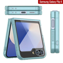 Load image into Gallery viewer, Galaxy Z Flip6 Case [Clear Acrylic Series] [Non-Slip] For Galaxy Z Flip6 [Teal]
