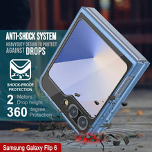 Load image into Gallery viewer, Galaxy Z Flip6 Case [Clear Acrylic Series] [Non-Slip] For Galaxy Z Flip6 [Blue]
