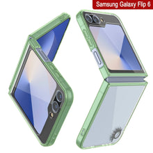 Load image into Gallery viewer, Galaxy Z Flip6 Case [Clear Acrylic Series] [Non-Slip] For Galaxy Z Flip6 [Green]
