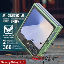 Load image into Gallery viewer, Galaxy Z Flip6 Case [Clear Acrylic Series] [Non-Slip] For Galaxy Z Flip6 [Green]
