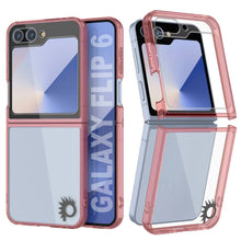 Load image into Gallery viewer, Galaxy Z Flip6 Case [Clear Acrylic Series] [Non-Slip] For Galaxy Z Flip6 [Red]
