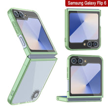 Load image into Gallery viewer, Galaxy Z Flip6 Case [Clear Acrylic Series] [Non-Slip] For Galaxy Z Flip6 [Green]
