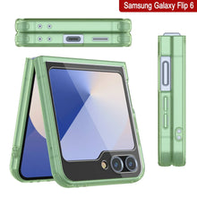 Load image into Gallery viewer, Galaxy Z Flip6 Case [Clear Acrylic Series] [Non-Slip] For Galaxy Z Flip6 [Green]
