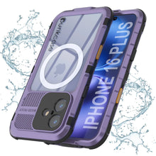 Load image into Gallery viewer, iPhone 16 Plus Metal Extreme 2.0 Series Aluminum Waterproof Case IP68 W/Buillt in Screen Protector [Purple]
