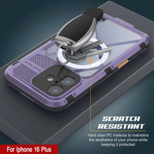 Load image into Gallery viewer, iPhone 16 Plus Metal Extreme 2.0 Series Aluminum Waterproof Case IP68 W/Buillt in Screen Protector [Purple]
