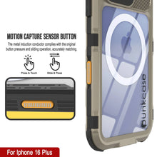 Load image into Gallery viewer, iPhone 16 Plus Metal Extreme 2.0 Series Aluminum Waterproof Case IP68 W/Buillt in Screen Protector [Gold]
